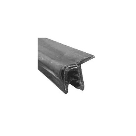 CR015 · 17x10mm Perfil Lamelunas Flocado · Tira rígida de 1.20 metros · Con metal interior