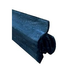 CR017 · 22x12mm Perfil Lamelunas Flocado · Tira rígida de 1.20 metros · Con metal interior