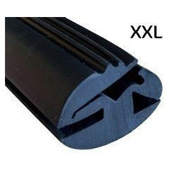 CR041 · 25.1x16.4mm Goma Contorno Cristal · Caucho EPDM · Perfil para Uniones