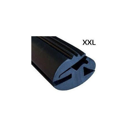 CR041 · 25.1x16.4mm Goma Contorno Cristal · Caucho EPDM · Perfil para Uniones
