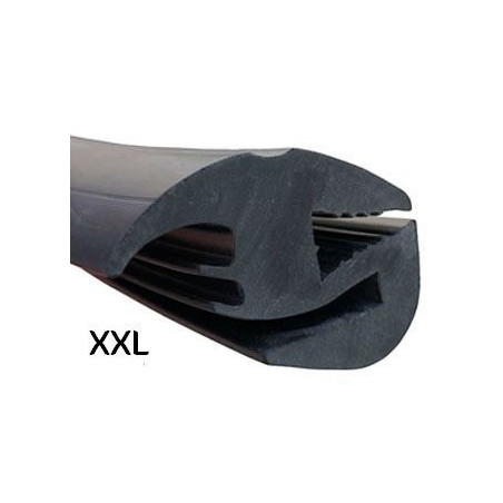 CR042 · 38.8x24.8mm Goma Contorno Cristal · Caucho EPDM · Perfil para Uniones