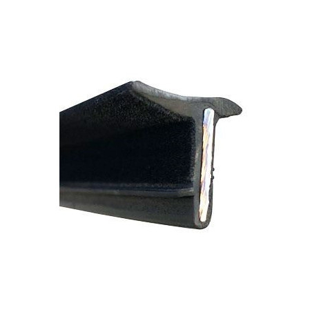 CR062 · 13.10x9.8mm Perfil Lamelunas Flocado · Tira semiflexible de 1.5 metros · Con metal interior