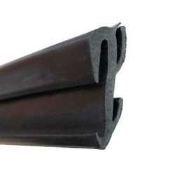 CR066 · 26x11mm Perfil Lamelunas Flocado · Tira Flexible de 1.70 metros · Sin metal