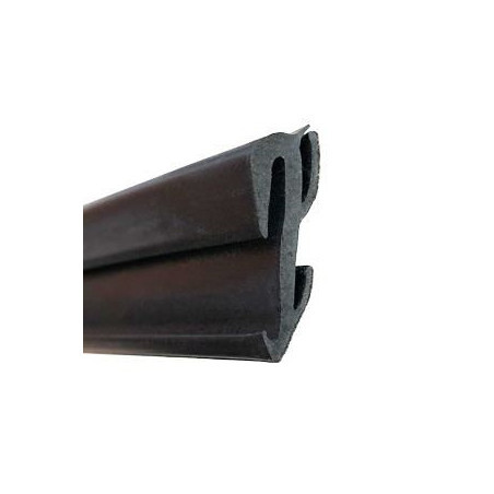 CR066 · 26x11mm Perfil Lamelunas Flocado · Tira Flexible de 1.70 metros · Sin metal