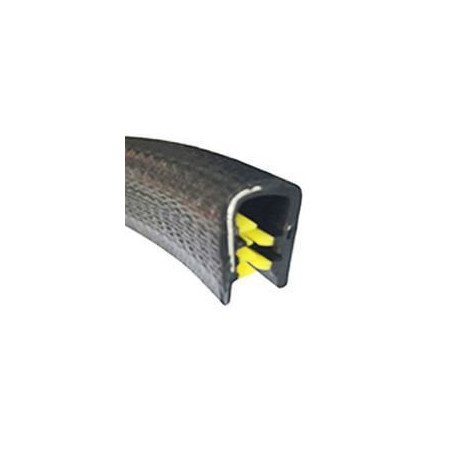 BP011 · 15x11mm Burlete Flexible Pvc · Interior metálico · Máxima Sujeción