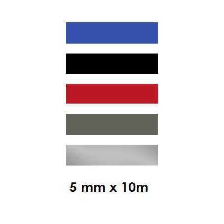 Cinta Vinilo 5mm Ancho · Rollo de 10 metros · Varios Colores