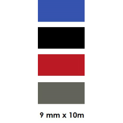 Cinta Vinilo 9mm Ancho · Rollo de 10 metros · Varios Colores