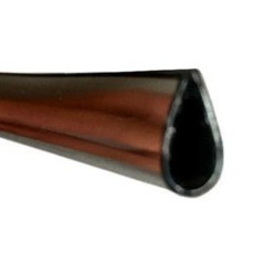 BP013 · 11x6mm Burlete Cromado Pvc · Vierteaguas Vehículos Clásicos