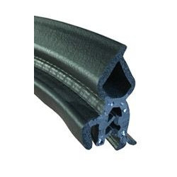 GM014 · 31.6x15mm Goma estanqueidad frontal + pestaña · Caucho EPDM