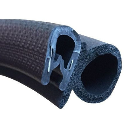 GP004 · 25.3x15.5mm Goma Estanqueidad de Puerta Lateral · Caucho EPDM