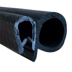 GP009 · 32.5x20mm Goma XL estanqueidad de puerta lateral · PVC + EPDM · Modelo Peugeot/Citroen