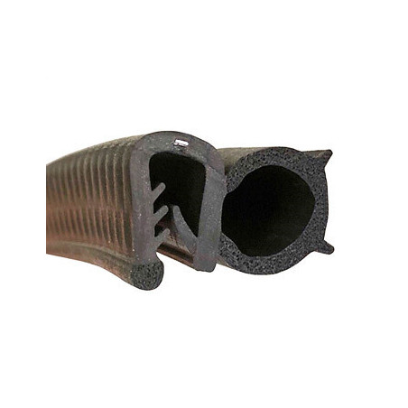 GP018 · 28.3x15.5mm Goma Estanqueidad Puerta Lateral · Caucho EPDM