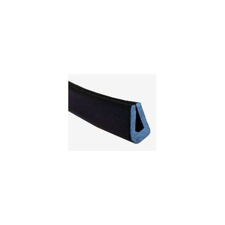 BP025 · 8.6x5.4mm Burlete de Goma · Color Negro · Tamaño Mini