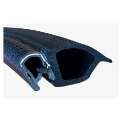 GP030 · 25x17mm Goma Estanqueidad Puerta Lateral · PVC + EPDM