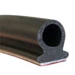 GV001N/GV034 · 10x10.5mm Perfil Esponjoso con/sin Adhesivo · Caucho EPDM Flexible