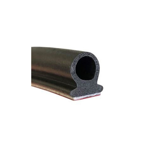 GV001N/GV034 · 10x10.5mm Perfil Esponjoso con/sin Adhesivo · Caucho EPDM Flexible
