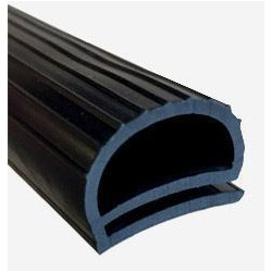 GV017 · 24.8x19.1mm Perfil goma EDPM negro 70 SH