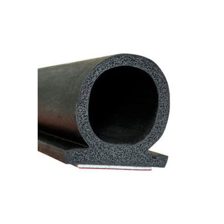 GV019/20 · 28x27mm Perfil Goma Industrial Multiusos XXL · Caucho EPDM + Esponja