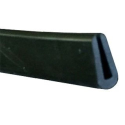 BP030 · 13x8mm Burlete de Goma · Color Negro · Tamaño Grande