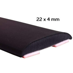 MA002 · 22x4mm Moldura Adhesiva Negra · Máxima flexibilidad