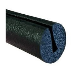 BP031 · 12x3mm Burlete Negro Esponjoso Goma