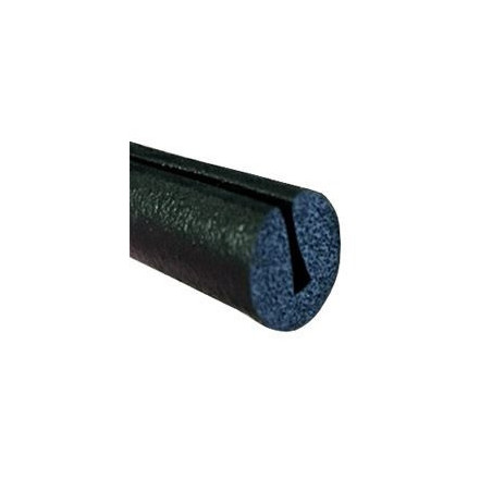 BP031 · 12x3mm Burlete Negro Esponjoso Goma