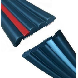 MA004/5 · 47x9mm Moldura Adhesiva Negra + Franja de Color · Clásicos Opel