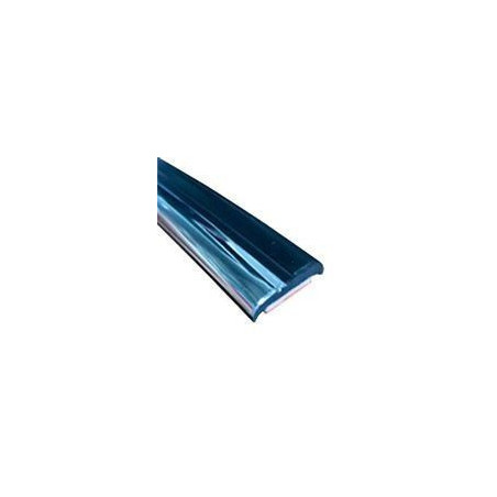 MA015 · 14x3mm Moldura Adhesiva Decorativa · Cromada + Negra