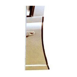 12x6mm Protector Canto Puerta Adhesivo Rollo 1.3m Gris