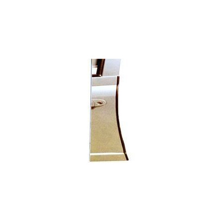 12x6mm Protector Canto Puerta Adhesivo Rollo 1.3m Gris