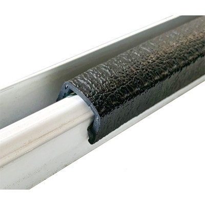 BP048 · 17x17mm Burlete Flexible Pvc · Interior metálico · Espesor Extra BP048 · 17x17mm Burlete Flexible Pvc · Interior metálico · Espesor Extra