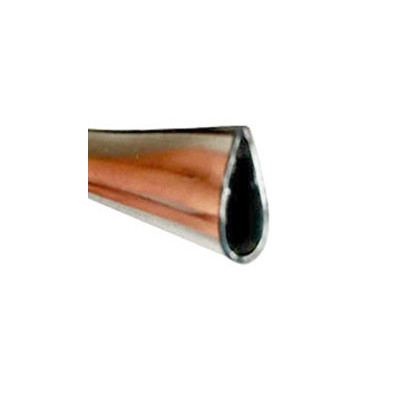 BP013 · 11x6mm Burlete Cromado Pvc · Vierteaguas Vehículos Clásicos