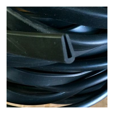 BP030 · 13x8mm Burlete de Goma · Color Negro · Tamaño Grande