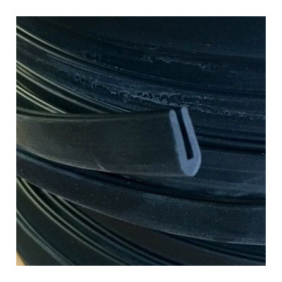 BP037 · 12.5x6mm Burlete Negro Goma Epdm