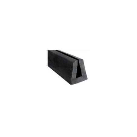 BP046 · 18x15mm Burlete Negro Goma Epdm