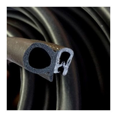 GP004 · 25.3x15.5mm Goma Estanqueidad de Puerta Lateral · Caucho EPDM