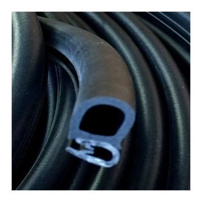 GP008 · 24x15.5mm Goma Estanqueidad de Puerta Lateral · PVC + EPDM