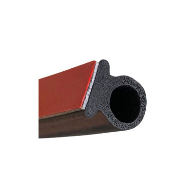 GV001N/GV034 · 10x10.5mm Perfil Esponjoso con/sin Adhesivo · Caucho EPDM Flexible