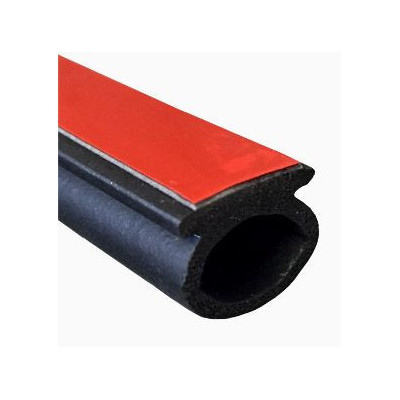 GV004/8 · 16x15mm Perfil Goma Industrial Multiusos · Caucho EPDM + Esponja