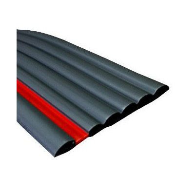 MA007 · 68x6mm Moldura XXL Adhesiva Negra + Franja Roja · Clásicos Opel