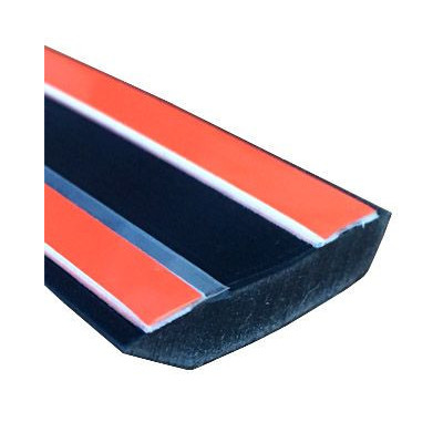 MA019 · 52x10mm Moldura Adhesiva Negra · Grosor Extra