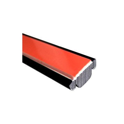 MA020 · 16x6mm Moldura adhesiva · Color negro + cromado