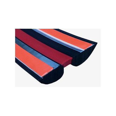 MA030/1 · 52x8 Moldura Adhesiva Negra + Franja de Color · Clásicos Opel