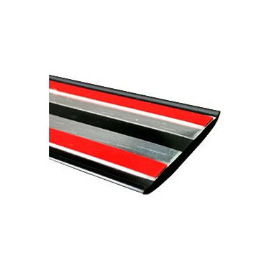 MA033 · 44x5mm Moldura Adhesiva Negra · Flexible y Elegante