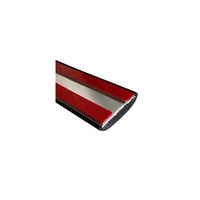 MA034 · 30x7mm Moldura Adhesiva Negra · Discreto y Elegante