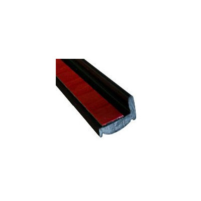 MA039 · 15x9.5mm Moldura adhesiva en forma de L · Color Negro