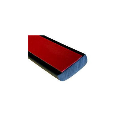 MA042 · 20x6.6mm Moldura Adhesiva Plana · Color Negro