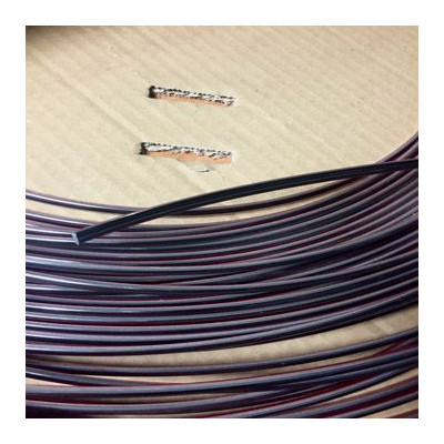 MA048 · 5x3mm Moldura Adhesiva Flexible · Color Titanio