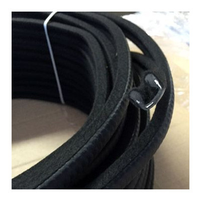 CR006 · 12x10mm Guía Cristal Articulada · Semi-Flexible · Caucho EPDM · "Cajetín"