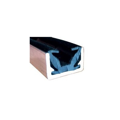 CR011 · 14x13.5mm Guía Cristal Flocada · Flexible · Caucho EPDM CR011 · 14x13.5mm Guía Cristal Flocada · Flexible · Caucho EPDM